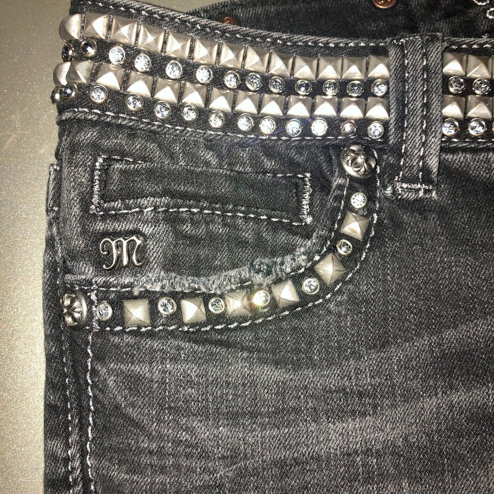 Black Straight Leg Jeans
